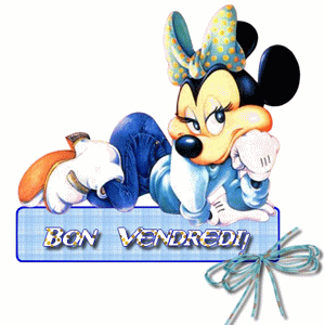 Gif animé Bon vendredi Minnie